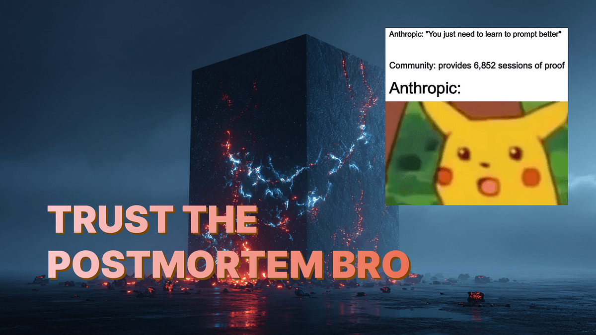 Anthropic Admitted Claude Code Broke: The Postmortem You Missed